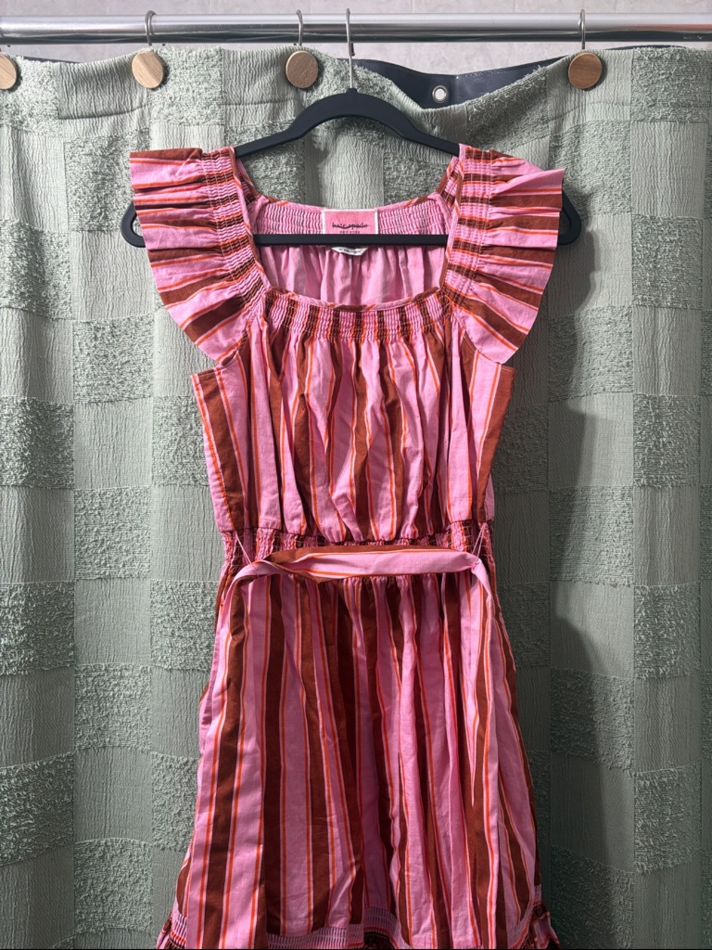 kate spade Pink and Rust Striped Sundress - Picture 3 of 10